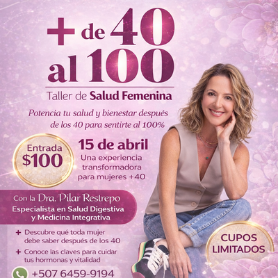 + de 40 al 100 – Taller de Salud Femenina